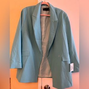Asos Design Aqua Oversized Blazer (10)